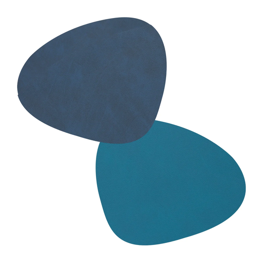 LIND DNA Nupo lasinalunen curve kaksipuolinen 1 kpl Midnight blue-petrol