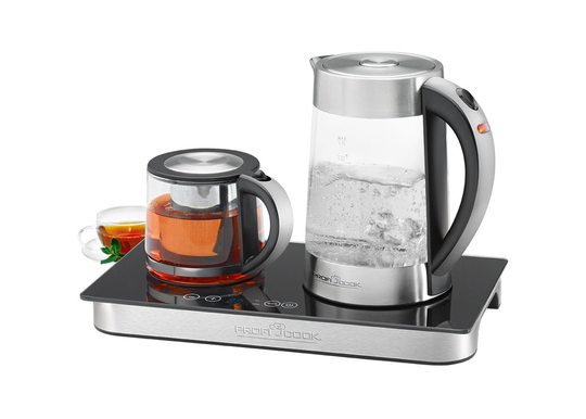 Vedenkeitin, teekannu ja lämpölevy ProfiCook 1,7 L