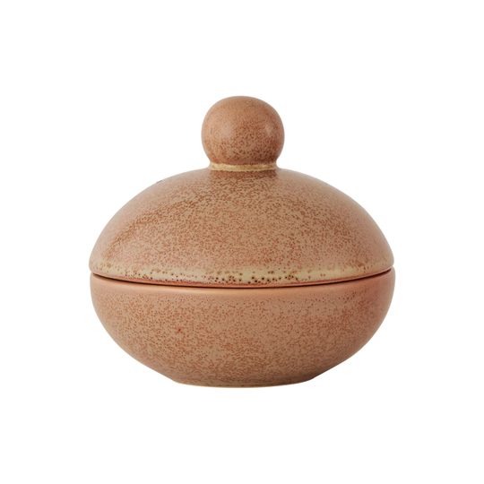 OYOY Saga Bonbonniere kulho kannellinen ruokaala Ø8 cm Camel