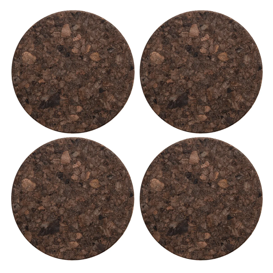 Formgatan Cork lasinalunen, 4-pakkaus Smoked