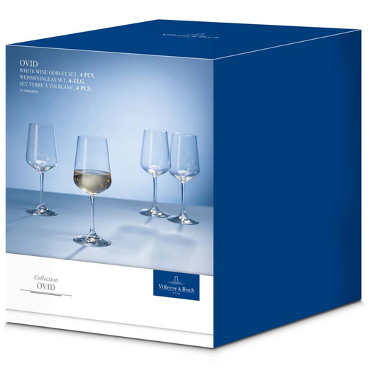 Villeroy & Boch Ovid-valkoviinilasi, 4 kpl pakkaus