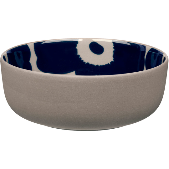 Marimekko Unikko-kulho, 4 dl, tummansininen