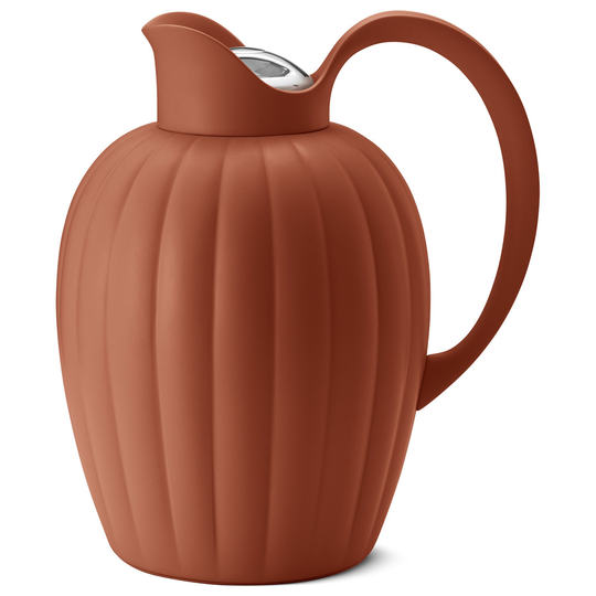 Georg Jensen Bernadotte termoskannu, Terracotta, 1 litra