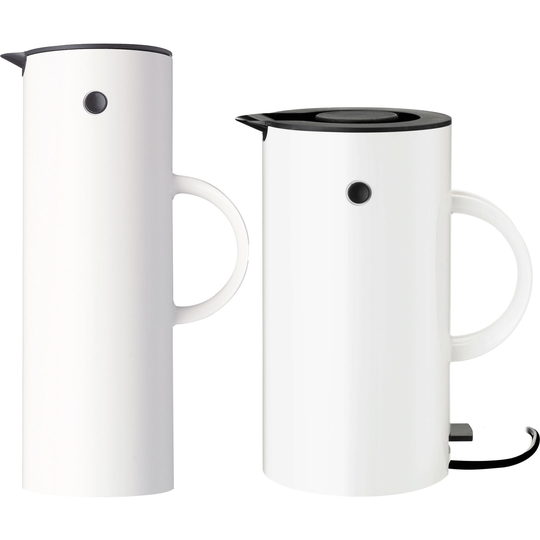 Stelton Termoskannu/vedenkeitin EM77, valkoinen