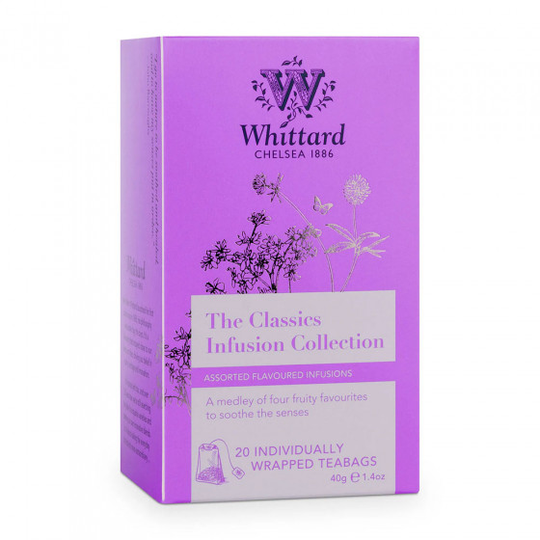 Hedelmä- ja yttitee Whittard of Chelsea The Classics Infusion Collection, 20 pcs.
