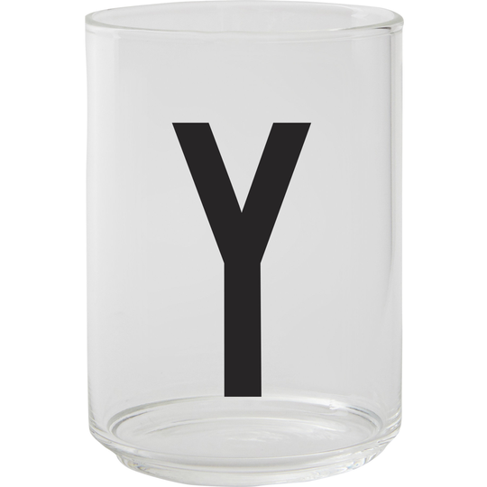 Design Letters Yksilöity juomalasi, Y