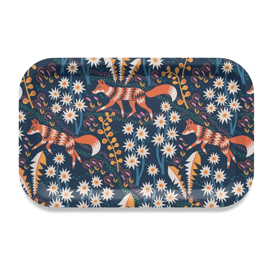 Arvidssons Textil Stjärnspeja tarjotin 21 x 31 cm Tummansininen