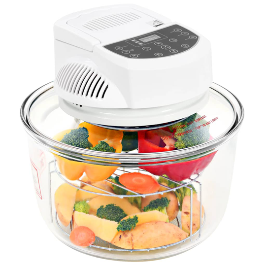 vidaXL Halogeenikiertoilmauuni digitaalisella ajastimella 1400 W 17 l