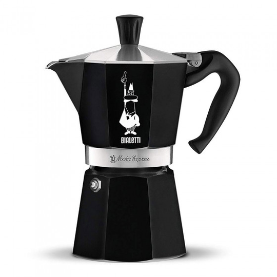 Mutteripannu Bialetti Moka Express Black 6 cups