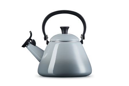 Le Creuset Kone Vedenkeitin Viheltävä Emaloitu teräs Mist Grey
