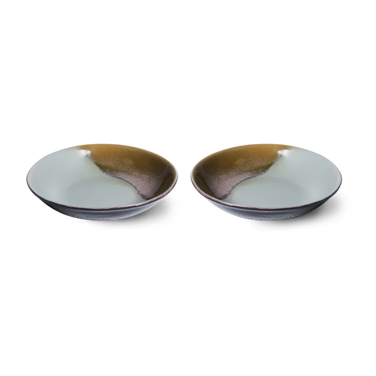 HKliving 70's curry kulho 21,7x21 cm, 2-pakkaus Ace