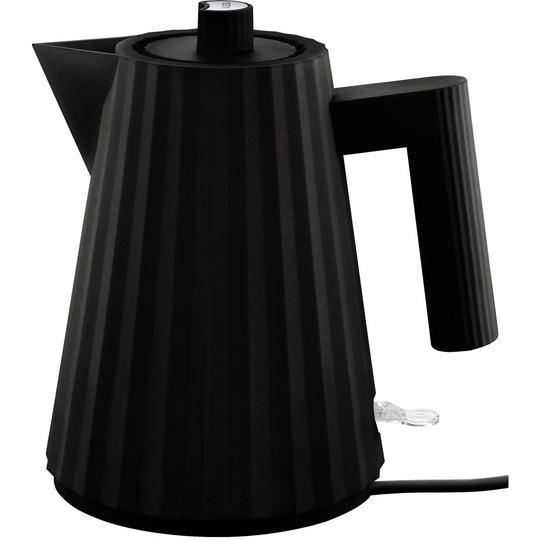 Alessi MDL06 Plissé -vedenkeitin, 1 litra, musta
