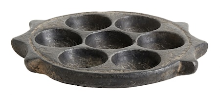 Stone Lämpökynttilä tarjotin Musta