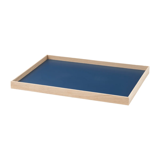 Gejst Frame tarjotin medium 23,2x34 cm Tammi-sininen