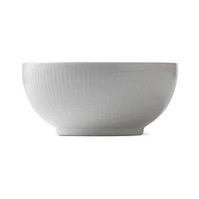 Royal Copenhagen White Fluted -kulho Ø 15 cm