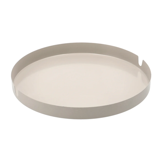 Scandi Living Edgy tarjotin Ø 30 cm Greige