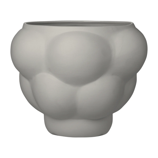 Louise Roe Copenhagen Balloon 05 kulho-ruukku k24 cm Ø32 cm Sanded Grey