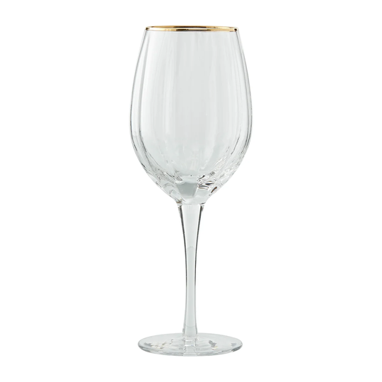 Lene Bjerre Claudine valkoviinilasi 45,5 cl Clear-light gold