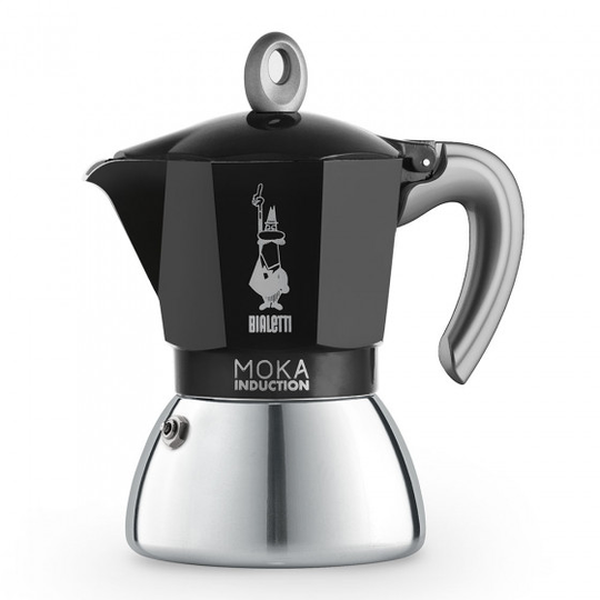 Mutteripannu Bialetti Moka Induction Black 6 cups