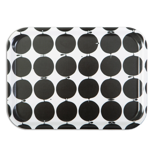 Opto Design Tallyho tarjotin 27x20 cm Musta-valkoinen