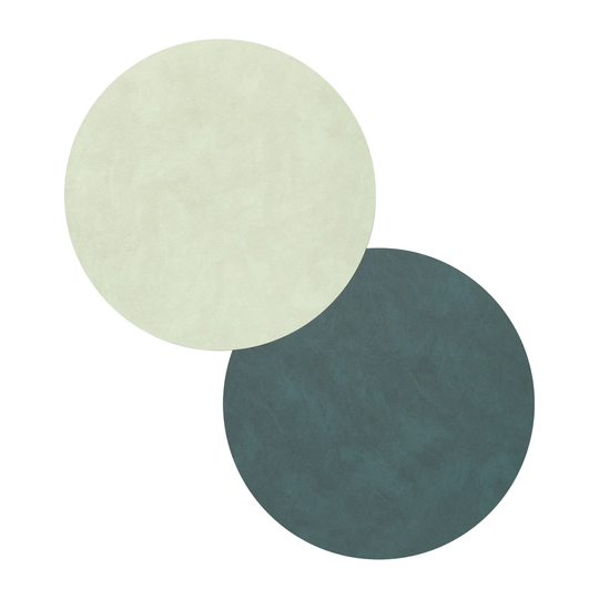 LIND DNA Nupo lasinalunen circle kaksipuolinen 1 kpl Dark green-olive green