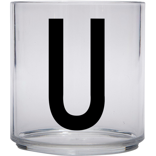 Design Letters Tritan-juomalasi lapsille, U