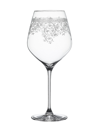 Arabescue burgundy -punaviinilasi, 2 kpl