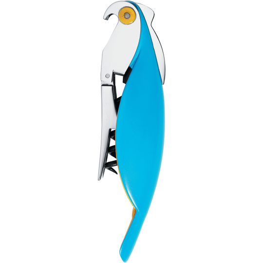 Alessi Parrot-korkkiruuvi sininen