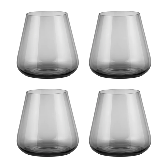 blomus Belo juomalasi 28 cl 4-pakkaus Smoke