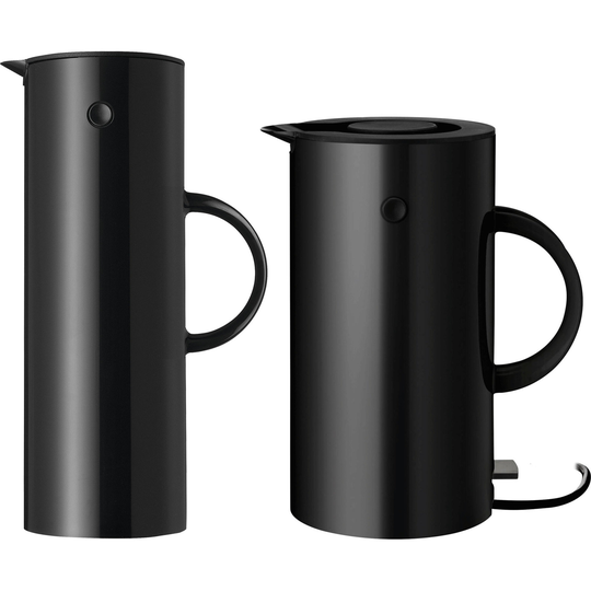 Stelton Termoskannu/vedenkeitin EM77, musta