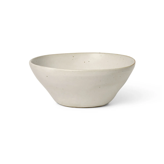 ferm LIVING Flow kulho 14,5 cm Off-white speckle