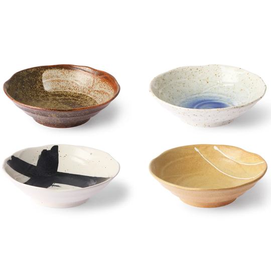 HKliving Kyoto kulho Ø 16,5 cm, 4 osaa Multi