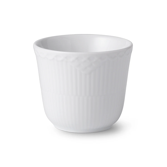 Royal Copenhagen White Fluted Half Lace termosmuki 26 cl