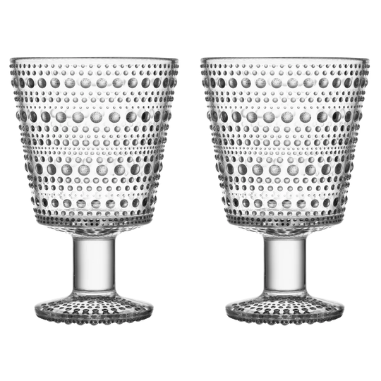 Iittala Kastehelmi viskilasi jalallinen 26 cl 2 kpl selvä
