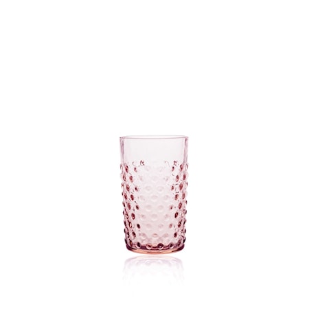 Hobnail Lasi Vaaleanpunainen