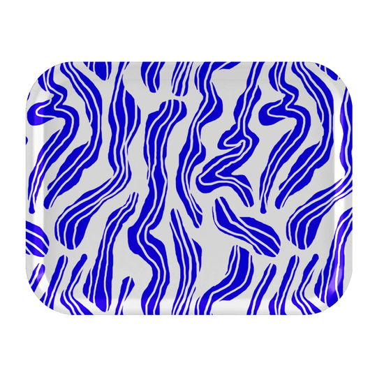 Åry Home Sudd tarjotin 28 x 36 cm Blue-white