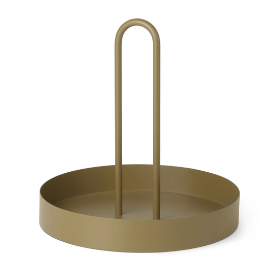 ferm LIVING Grib Tray -tarjotin Olive