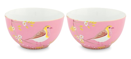 Early Bird Kulho Vaaleanpunainen 2-pack