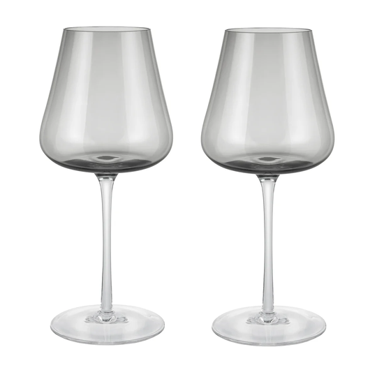 blomus Belo valkoviinilasi 40 cl 2-pakkaus Smoke
