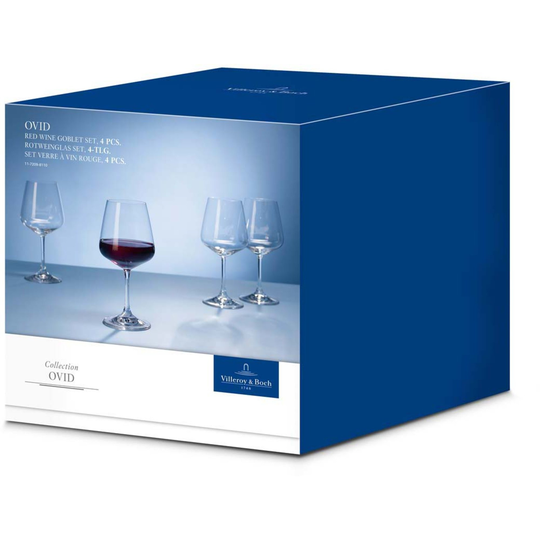 Villeroy & Boch Ovid-punaviinilasi, 4 kpl pakkaus